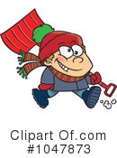 Snow Shovel Clipart #1047873 by toonaday