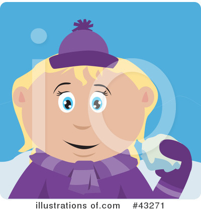 Snowball Clipart #43267 - Illustration by Dennis Holmes Designs