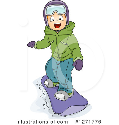 Royalty-Free (RF) Snowboarding Clipart Illustration by BNP Design Studio - Stock Sample #1271776