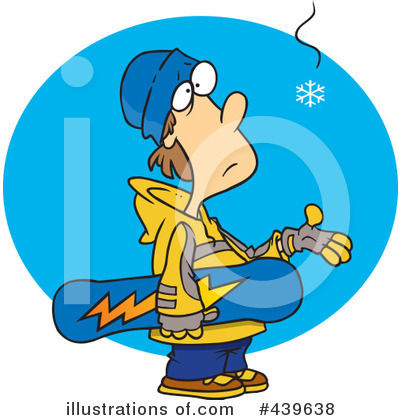 Snowboarding Clipart #439638 by toonaday