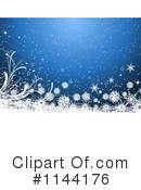 Snowflake Background Clipart #1144176 by KJ Pargeter