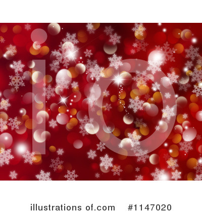 Royalty-Free (RF) Snowflake Background Clipart Illustration by KJ Pargeter - Stock Sample #1147020