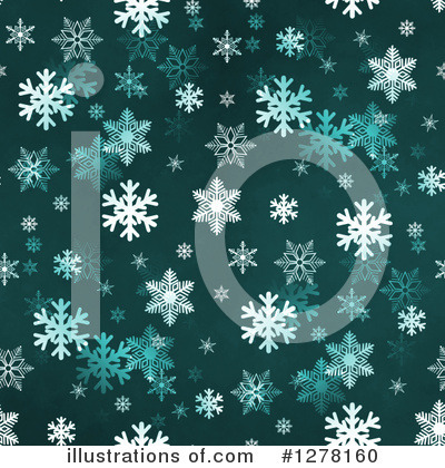 Royalty-Free (RF) Snowflake Background Clipart Illustration by oboy - Stock Sample #1278160