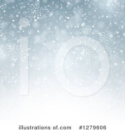 Royalty-Free (RF) Snowflake Background Clipart Illustration by KJ Pargeter - Stock Sample #1279606