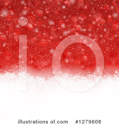 Royalty-Free (RF) Snowflake Background Clipart Illustration by KJ Pargeter - Stock Sample #1279608