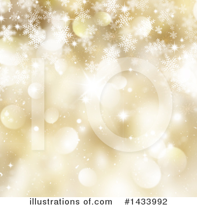 Royalty-Free (RF) Snowflake Background Clipart Illustration by KJ Pargeter - Stock Sample #1433992