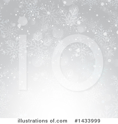 Royalty-Free (RF) Snowflake Background Clipart Illustration by KJ Pargeter - Stock Sample #1433999