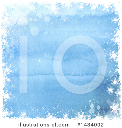 Royalty-Free (RF) Snowflake Background Clipart Illustration by KJ Pargeter - Stock Sample #1434002