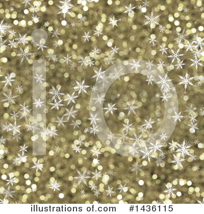 Royalty-Free (RF) Snowflake Background Clipart Illustration by KJ Pargeter - Stock Sample #1436115