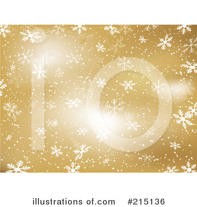 Royalty-Free (RF) Snowflake Background Clipart Illustration by KJ Pargeter - Stock Sample #215136