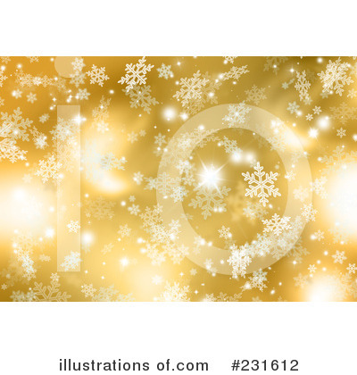 Royalty-Free (RF) Snowflake Background Clipart Illustration by KJ Pargeter - Stock Sample #231612