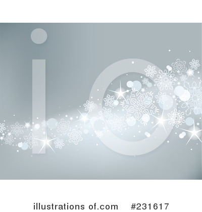 Snowflakes Clipart #231617 by Pushkin
