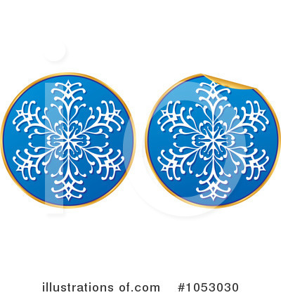 Royalty-Free (RF) Snowflake Clipart Illustration by Any Vector - Stock Sample #1053030