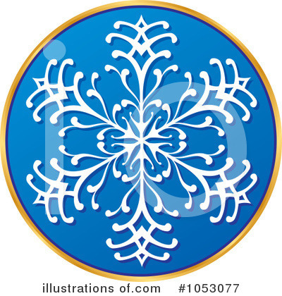 Royalty-Free (RF) Snowflake Clipart Illustration by Any Vector - Stock Sample #1053077