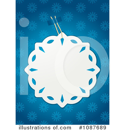 Royalty-Free (RF) Snowflake Clipart Illustration by elaineitalia - Stock Sample #1087689