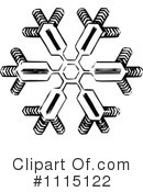 Snowflake Clipart #1115122 by Prawny Vintage