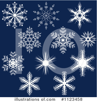 Royalty-Free (RF) Snowflake Clipart Illustration by dero - Stock Sample #1123458