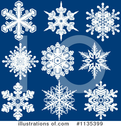 Royalty-Free (RF) Snowflake Clipart Illustration by dero - Stock Sample #1135399