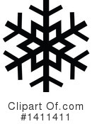 Snowflake Clipart #1411411 by dero