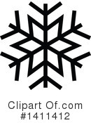 Snowflake Clipart #1411412 by dero