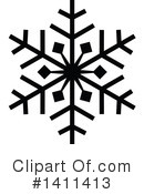 Snowflake Clipart #1411413 by dero