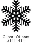 Snowflake Clipart #1411414 by dero