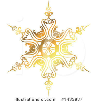 Royalty-Free (RF) Snowflake Clipart Illustration by KJ Pargeter - Stock Sample #1433987