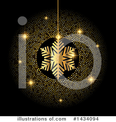 Royalty-Free (RF) Snowflake Clipart Illustration by KJ Pargeter - Stock Sample #1434094