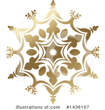 Royalty-Free (RF) Snowflake Clipart Illustration by KJ Pargeter - Stock Sample #1436107