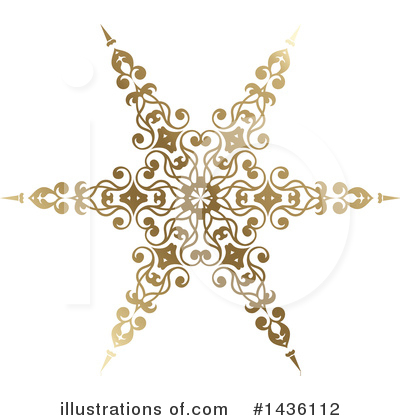 Royalty-Free (RF) Snowflake Clipart Illustration by KJ Pargeter - Stock Sample #1436112