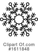Snowflake Clipart #1611848 by dero