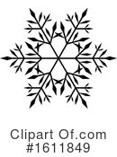 Snowflake Clipart #1611849 by dero