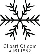 Snowflake Clipart #1611852 by dero