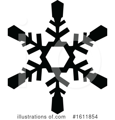 Royalty-Free (RF) Snowflake Clipart Illustration by dero - Stock Sample #1611854