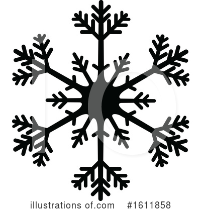 Royalty-Free (RF) Snowflake Clipart Illustration by dero - Stock Sample #1611858
