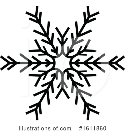 Royalty-Free (RF) Snowflake Clipart Illustration by dero - Stock Sample #1611860
