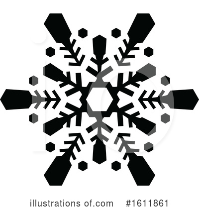 Royalty-Free (RF) Snowflake Clipart Illustration by dero - Stock Sample #1611861