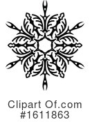 Snowflake Clipart #1611863 by dero