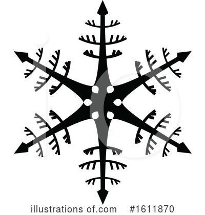 Royalty-Free (RF) Snowflake Clipart Illustration by dero - Stock Sample #1611870