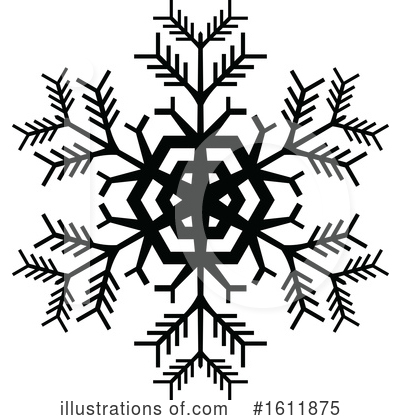 Royalty-Free (RF) Snowflake Clipart Illustration by dero - Stock Sample #1611875