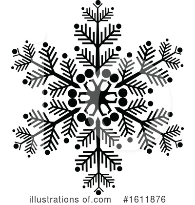 Royalty-Free (RF) Snowflake Clipart Illustration by dero - Stock Sample #1611876