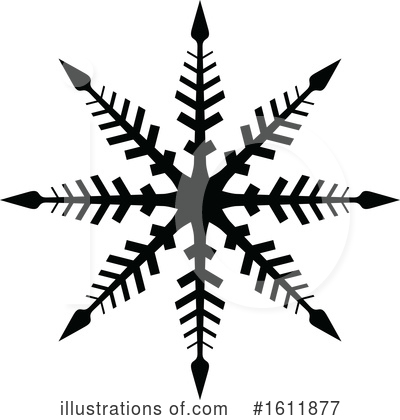 Royalty-Free (RF) Snowflake Clipart Illustration by dero - Stock Sample #1611877