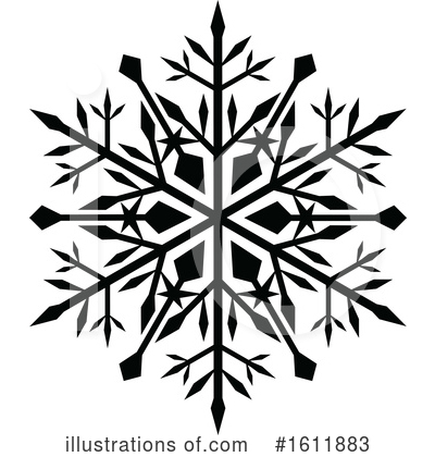 Royalty-Free (RF) Snowflake Clipart Illustration by dero - Stock Sample #1611883