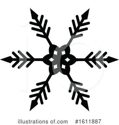 Royalty-Free (RF) Snowflake Clipart Illustration by dero - Stock Sample #1611887