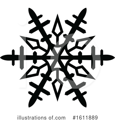Royalty-Free (RF) Snowflake Clipart Illustration by dero - Stock Sample #1611889