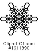 Snowflake Clipart #1611890 by dero