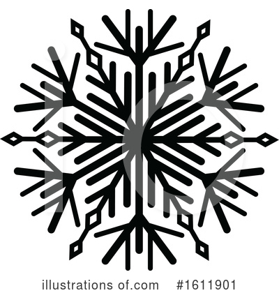 Royalty-Free (RF) Snowflake Clipart Illustration by dero - Stock Sample #1611901