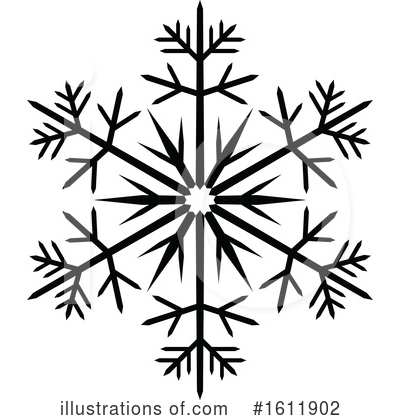 Royalty-Free (RF) Snowflake Clipart Illustration by dero - Stock Sample #1611902