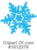 Snowflake Clipart #1612379 by Cherie Reve