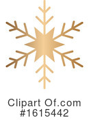 Snowflake Clipart #1615442 by KJ Pargeter
